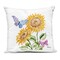 Stupell Industries Brushstroke Sunflowers & Butterflies Outdoor Printed Pillow design by Paul Brent, 18 x 7 x 18